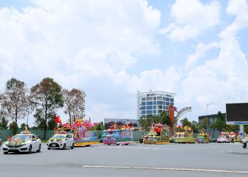 Chùm ảnh diễu hành xe hoa Đại lễ Phật đản Vesak PL: 2569 – DL: 2025 Ban Trị sự GHPGVN  tỉnh Long AN