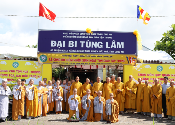 Đức Hòa: Lễ công bố điểm nhóm sinh hoạt tôn giáo tập trung Đại Bi Tùng Lâm