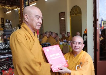 Thượng tọa Thích Phước Cường được Bổ nhiệm Trụ trì chùa Đại Hạnh,  Tp HCM