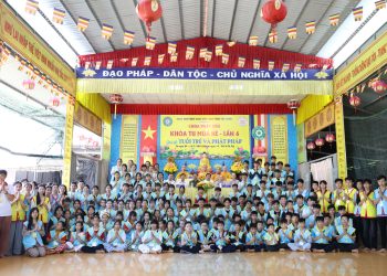 Xã Tân Thạnh: Chùa Phật Bửu trang nghiêm tổ chức khóa tu mùa hè lần thứ 6