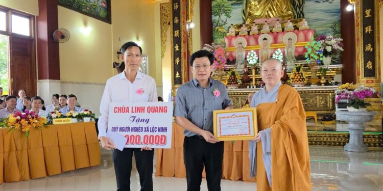 Lộc Ninh: chùa Linh Quang tổ chức Đại lễ Vu Lan Báo Hiếu PL.2569 – DL.2025