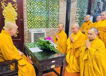 Rạch Kiến: Trường Hạ Chùa Tào Khê Trang Nghiêm Lễ Tạ Pháp Tự Tứ.