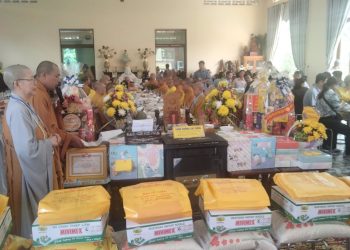 Châu Thành: Chùa Linh Nghĩa Diệu Pháp tổ chức Đại lễ Vu Lan Báo Hiếu và Trao quà từ thiện