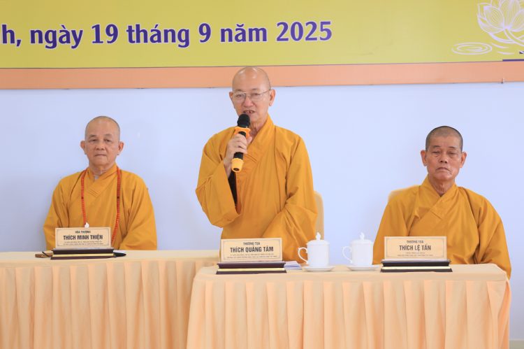 Ban Thường trực BTS GHPGVN tỉnh Tây Ninh họp lệ lần 3  tổng kết hoạt động Phật sự tháng 7 và triển khai hoạt động Phật sự mới