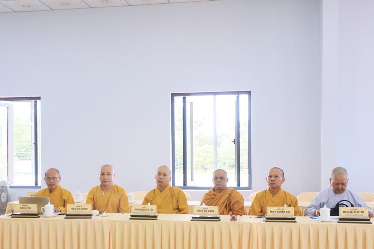 Ban Thường trực BTS GHPGVN tỉnh Tây Ninh họp lệ lần 3  tổng kết hoạt động Phật sự tháng 7 và triển khai hoạt động Phật sự mới