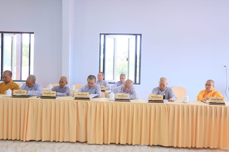 Ban Thường trực BTS GHPGVN tỉnh Tây Ninh họp lệ lần 3  tổng kết hoạt động Phật sự tháng 7 và triển khai hoạt động Phật sự mới