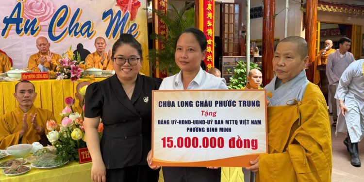 Bình Minh: Chùa Long Châu Phước Trung long trọng tổ chức Đại lễ Vu Lan Báo hiếu PL.2569 – DL.2025