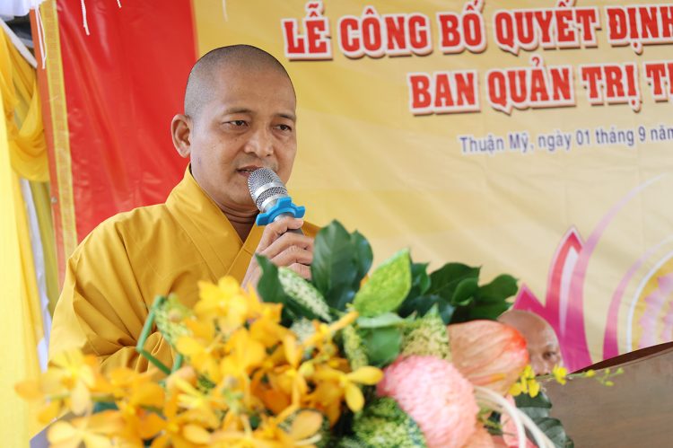 Thuận Mỹ: Công bố thành lập & Bổ nhiệmTrụ trì Tịnh Xá Ngọc Thanh