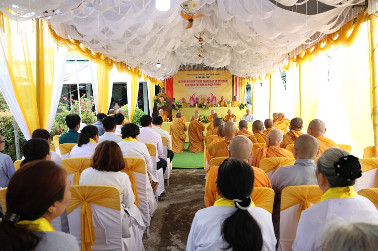 Thuận Mỹ: Công bố thành lập & Bổ nhiệmTrụ trì Tịnh Xá Ngọc Thanh
