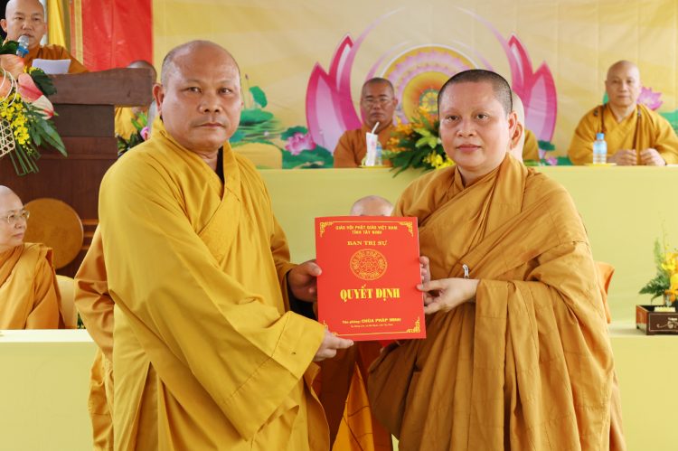 Thuận Mỹ: Công bố thành lập & Bổ nhiệmTrụ trì Tịnh Xá Ngọc Thanh