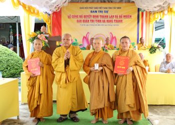 Thuận Mỹ: Công bố thành lập & Bổ nhiệmTrụ trì Tịnh Xá Ngọc Thanh