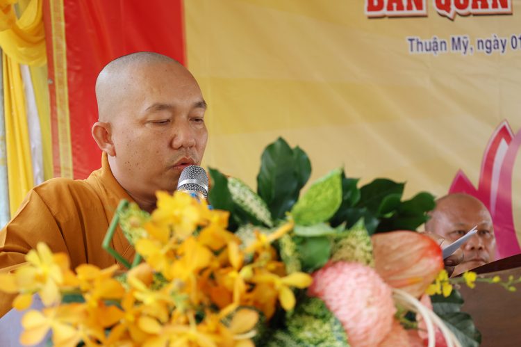 Thuận Mỹ: Công bố thành lập & Bổ nhiệmTrụ trì Tịnh Xá Ngọc Thanh