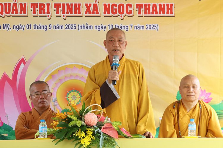 Thuận Mỹ: Công bố thành lập & Bổ nhiệmTrụ trì Tịnh Xá Ngọc Thanh