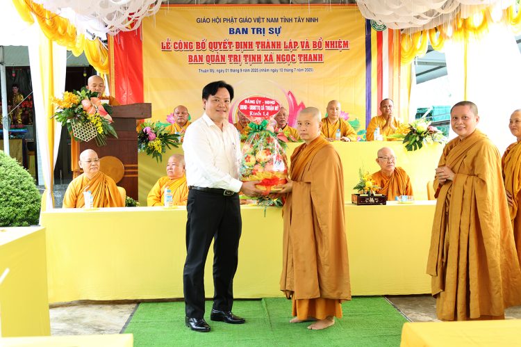 Thuận Mỹ: Công bố thành lập & Bổ nhiệmTrụ trì Tịnh Xá Ngọc Thanh