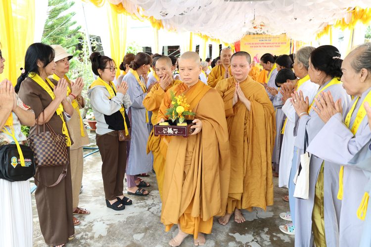 Thuận Mỹ: Công bố thành lập & Bổ nhiệmTrụ trì Tịnh Xá Ngọc Thanh
