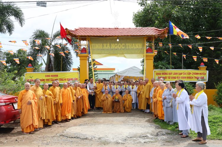 Thuận Mỹ: Công bố thành lập & Bổ nhiệmTrụ trì Tịnh Xá Ngọc Thanh