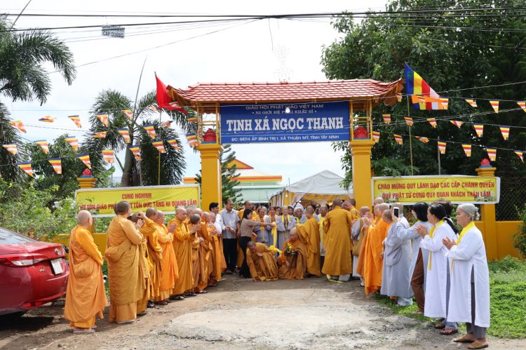 Thuận Mỹ: Công bố thành lập & Bổ nhiệmTrụ trì Tịnh Xá Ngọc Thanh