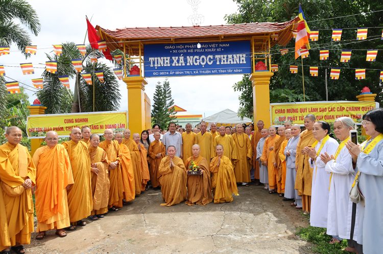 Thuận Mỹ: Công bố thành lập & Bổ nhiệmTrụ trì Tịnh Xá Ngọc Thanh