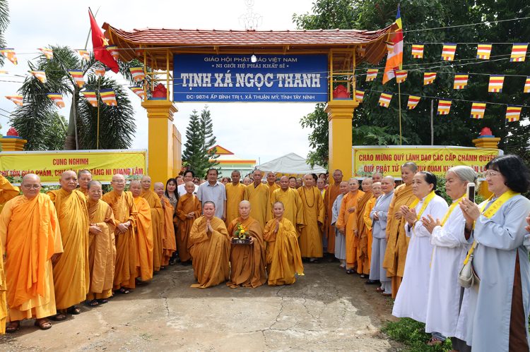 Thuận Mỹ: Công bố thành lập & Bổ nhiệmTrụ trì Tịnh Xá Ngọc Thanh