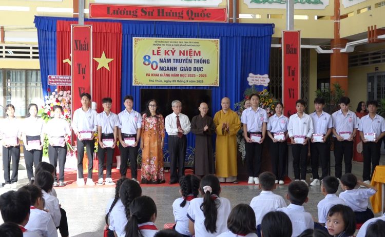 Trường Tiểu học – THCS – THPT Bồ Đề Phương Duy khai giảng năm học mới
