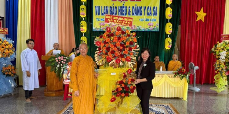 Bến Cầu: Tịnh xá Ngọc Chơn long trọng tổ chức Đại lễ Vu Lan Báo Hiếu và Dâng Y Ca Sa