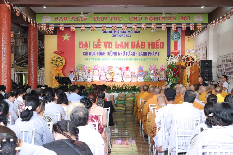 Chùa Giác Hoa, xã Hậu Thạnh, tỉnh Tây Ninh long trọng tổ chức Đại lễ Vu Lan Báo Hiếu, PL.2569, DL.2025.
