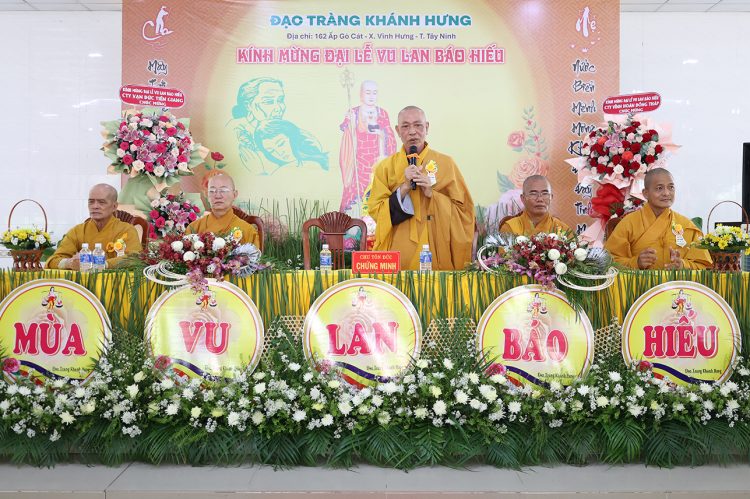 Vĩnh Hưng: Đạo tràng Khánh Hưng trang nghiêm tổ chức Đại lễ Vu Lan Báo Hiếu PL.2569 – DL. 2025