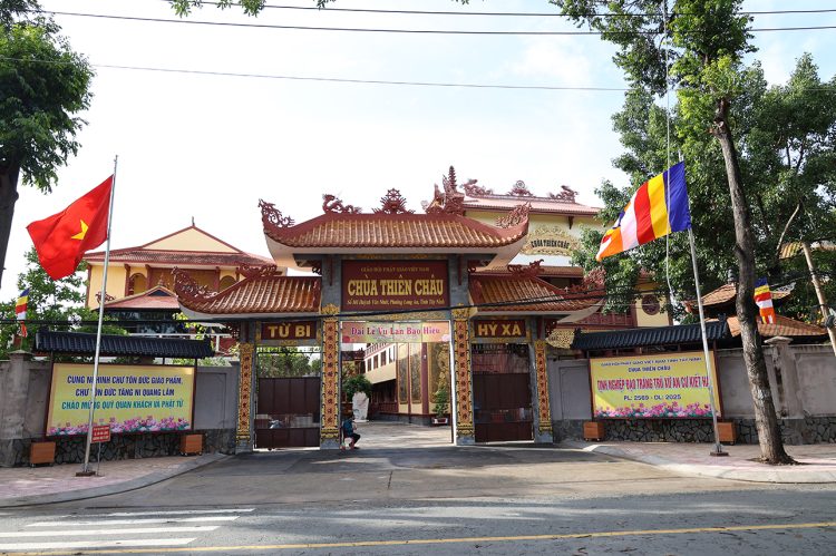 Phường Long An: Chùa Thiên Châu trang nghiêm đại lễ Vu Lan Thắng Hội (PL 2569 – DL 2025)