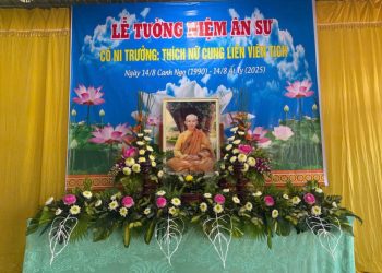 Tân Ninh: Tịnh xá Ngọc Ninh tổ chức Lễ Tưởng niệm lần thứ 35 cố Ni trưởng TN. Cung Liên viên tịch