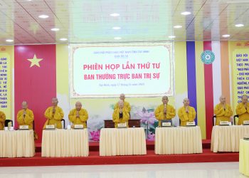 Tây Ninh: Phật giáo tỉnh nhà họp Ban Thường trực Ban Trị sự lần thứ tư