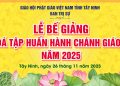 Tây Ninh: Lễ Bế giảng Khóa tập huấn hành chánh Giáo hội năm 2025