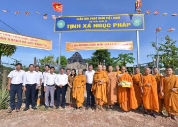 Trà Vong: Lễ tôn thượng bảng hiệu Tịnh xá Ngọc Pháp