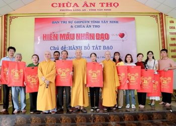 Ban Trị sự GHPGVN tỉnh Tây Ninh tổ chức hiến máu nhân đạo lần thứ 2