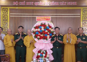 Tây Ninh: Ban Trị sự tỉnh chúc mừng kỷ niệm 81 năm ngày thành lập Quân đội Nhân dân Việt Nam