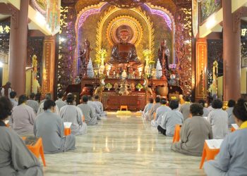 Tây Ninh: Trang nghiêm khóa lễ sám hối định kỳ tại chùa Thiên Châu