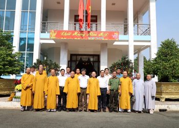 Tây Ninh: Thường trực BTS Phật giáo tỉnh thăm, chúc Tết lãnh đạo Tỉnh Ủy và các cơ quan ban ngành