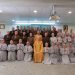 Hòa thượng Hiệu trưởng sách tấn Tăng Ni sinh Khóa I, cơ sở chùa Pháp Minh