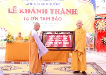Tây Ninh: Khánh thành chùa Khải Phước