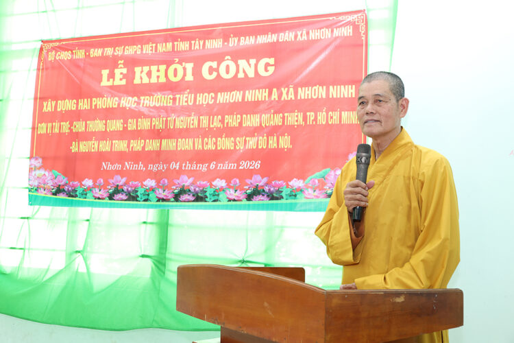 Tây Ninh: Khởi công xây dựng điểm trường mang tên Anh hùng liệt sĩ tại xã Nhơn Ninh
