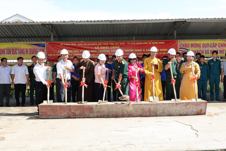 Tây Ninh: Khởi công xây dựng điểm trường mang tên Anh hùng liệt sĩ tại xã Nhơn Ninh