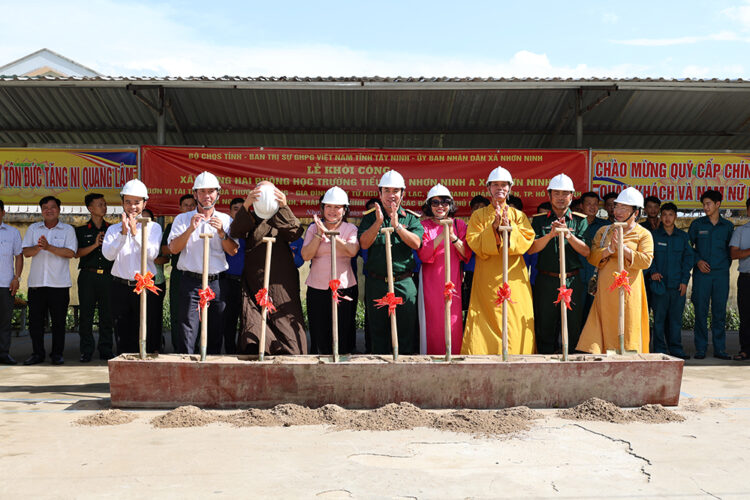 Tây Ninh: Khởi công xây dựng điểm trường mang tên Anh hùng liệt sĩ tại xã Nhơn Ninh