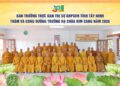 Ban Thường trực BTS GHPGVN tỉnh thăm và cúng dường Trường hạ chùa Kim Cang
