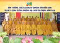 Ban Thường trực BTS GHPGVN tỉnh thăm và cúng dường Trường hạ chùa Tôn Thạnh