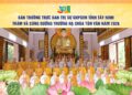 Ban Thường trực BTS GHPGVN tỉnh thăm và cúng dường Trường hạ chùa Tôn Vân