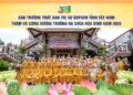 Ban Thường trực BTS GHPGVN tỉnh thăm và cúng dường Trường hạ chùa Hòa Bình