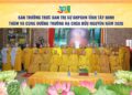 Ban Thường trực BTS GHPGVN tỉnh thăm và cúng dường Trường hạ chùa Bửu Nguyên