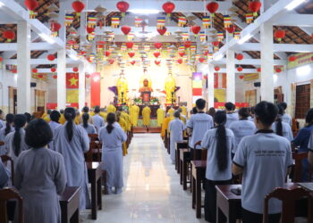 Đức Hòa: Chùa Linh Nguyên trang nghiêm tưởng niệm Anh linh các Anh hùng Liệt sĩ