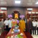 Đức Hòa: Chùa Linh Nguyên đón các phái đoàn đến thăm, chúc mừng Đại lễ Vu Lan