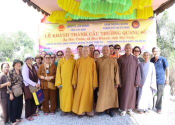Hòa Khánh: Lễ Khánh thành cầu Thường Quang số 73, ấp Hóc Thơm