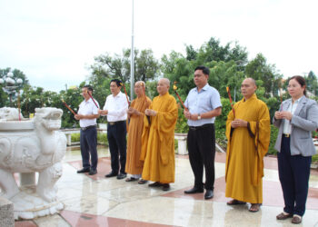 Bến Lức: Trang nghiêm lễ cầu siêu các anh hùng liệt sĩ tại Nghĩa trang Liệt sĩ Bến Lức